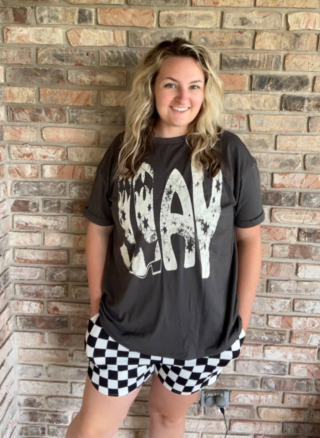 Grey Vintage Yall Tee