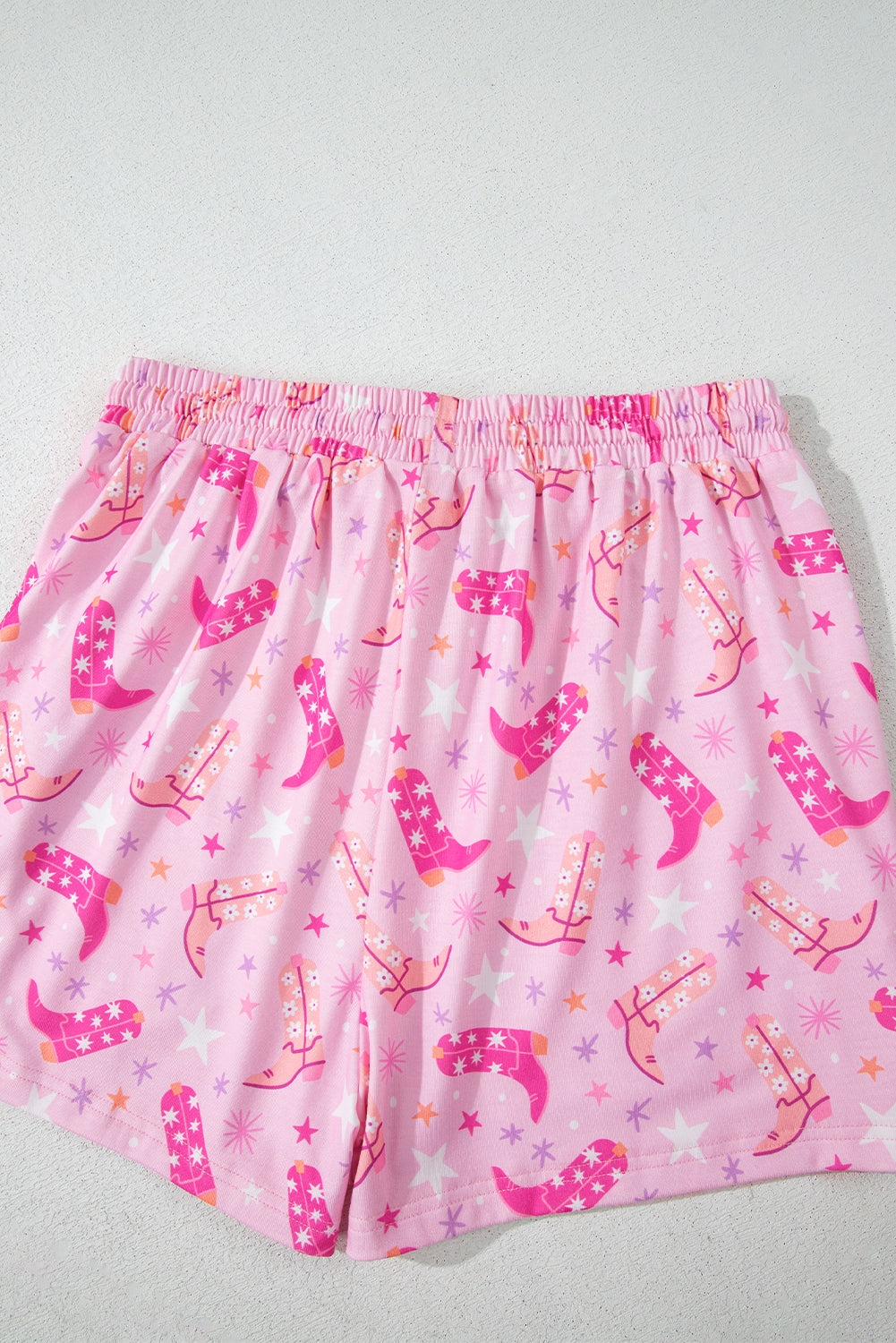 Pink Western Boot 2pc Lounge Set