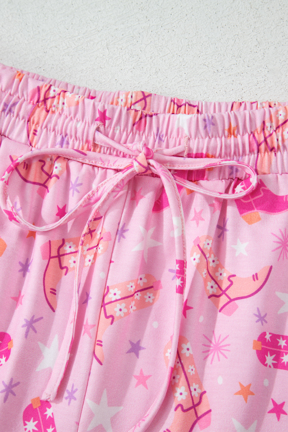 Pink Western Boot 2pc Lounge Set