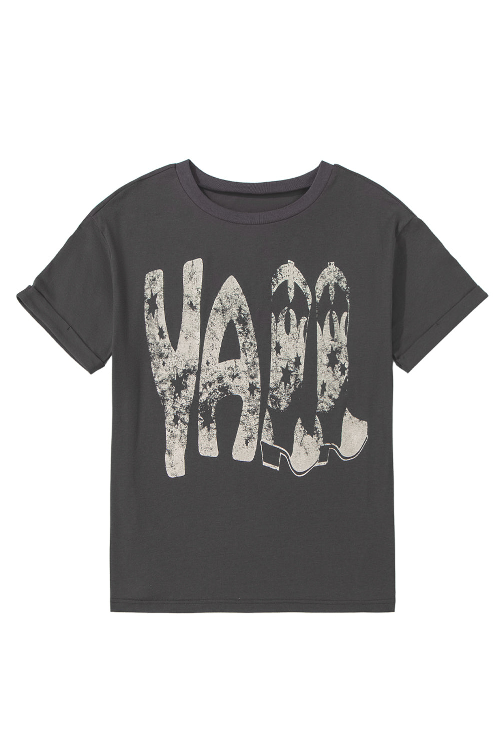 Grey Vintage Yall Tee