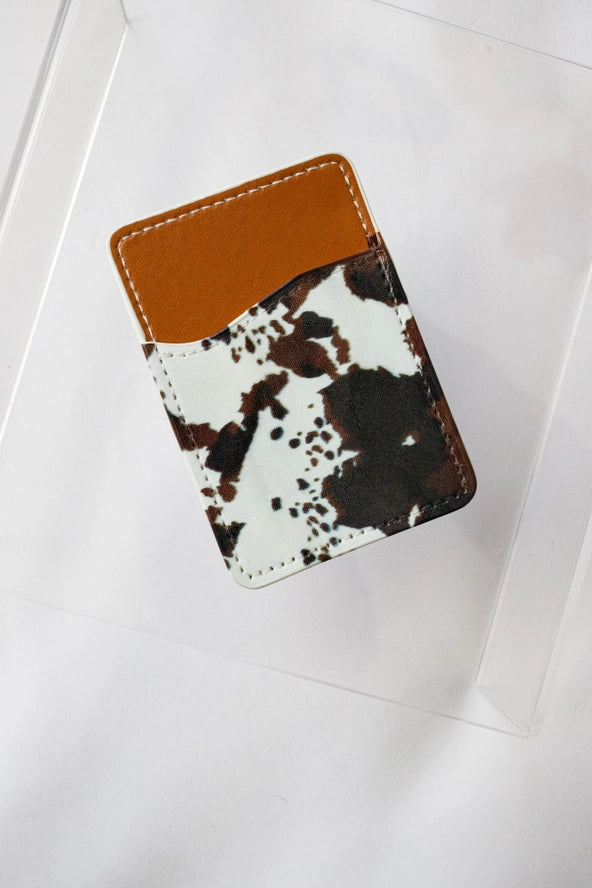 Cowhide Phone Pocket