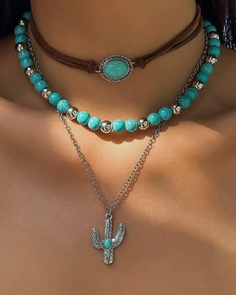 Turquoise Layered Necklace