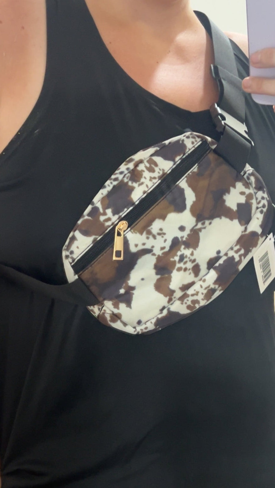 Cowhide Crossbody Bag